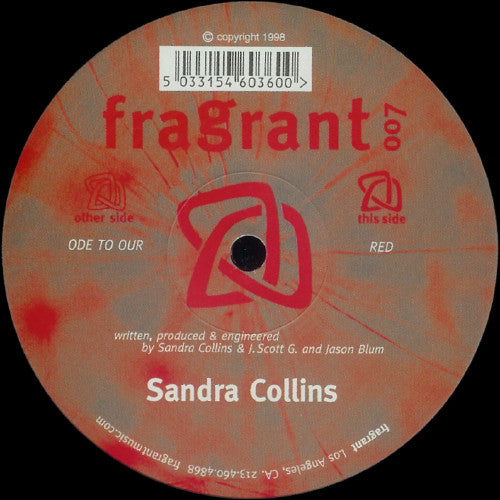 Sandra Collins : Ode To Our / Red (12")