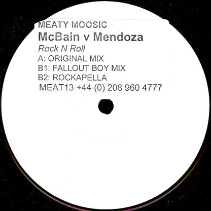 McBain vs Mendoza* : Rock N Roll (12", Promo, W/Lbl)