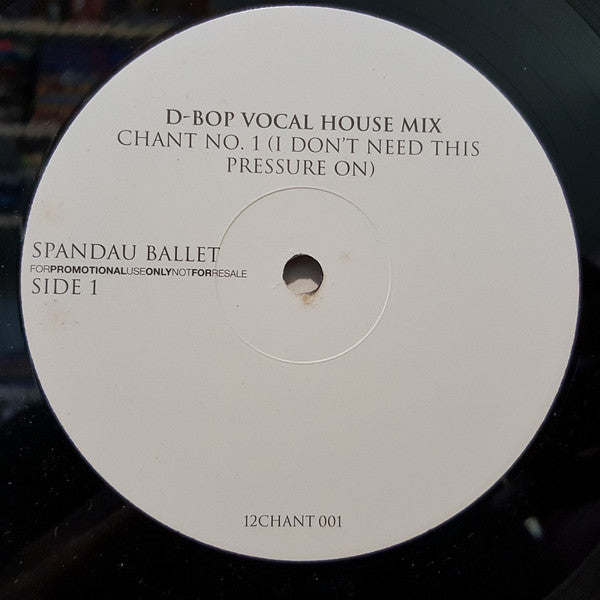 Spandau Ballet : Chant No. 1 (I Don't Need This Pressure On) (12", Single, Promo)