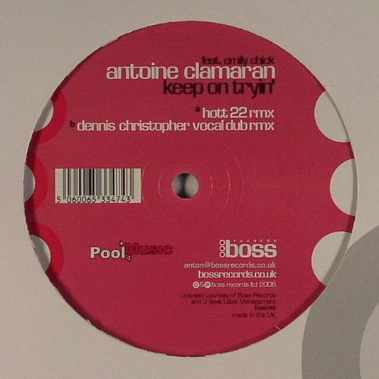 Antoine Clamaran : Keep On Tryin' (12")