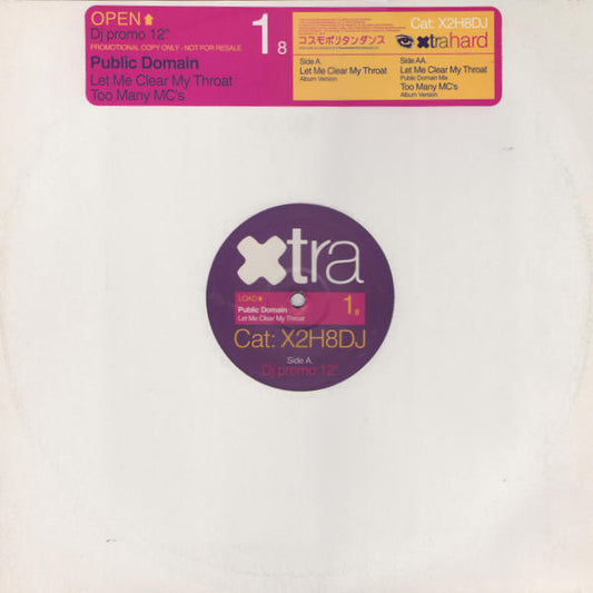Public Domain : Let Me Clear My Throat (12", Promo)