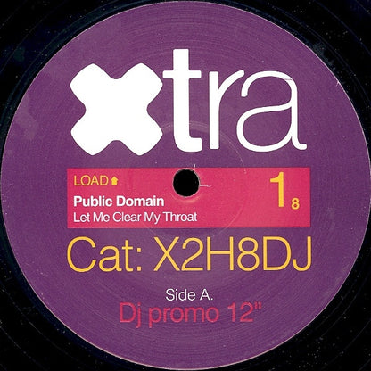 Public Domain : Let Me Clear My Throat (12", Promo)