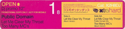 Public Domain : Let Me Clear My Throat (12", Promo)