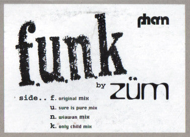 Züm : F.U.N.K. (2x10")