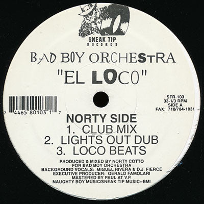 Bad Boy Orchestra : El Loco (12")