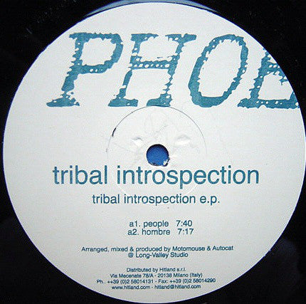 Tribal Introspection : Tribal Introspection E.P. (12", EP)
