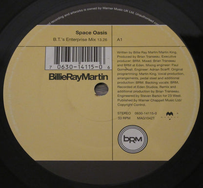 Billie Ray Martin : Space Oasis (12")