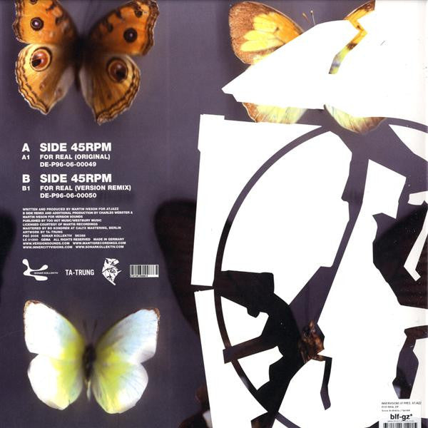 Atjazz : For Real EP (12", EP)
