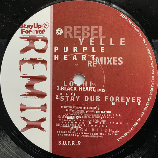 Rebel Yelle : Purple Heart Remixes (12")