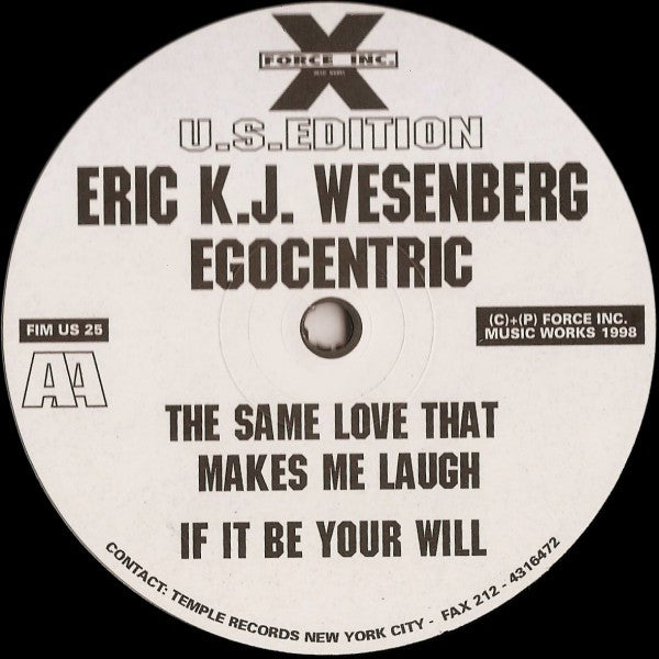 Krischan Jan-Eric Wesenberg : Egocentric (12")