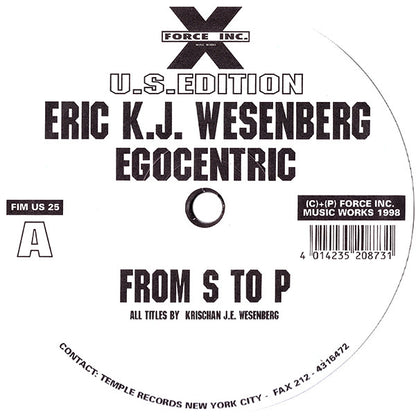 Krischan Jan-Eric Wesenberg : Egocentric (12")
