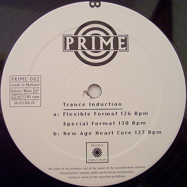 Trance Induction : Flexible Format (12")