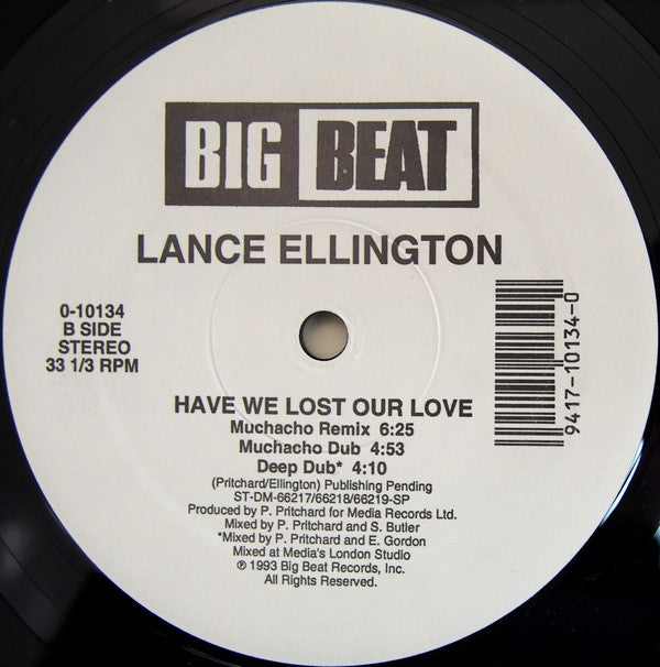 Lance Ellington : Have We Lost Our Love (12")