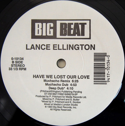 Lance Ellington : Have We Lost Our Love (12")