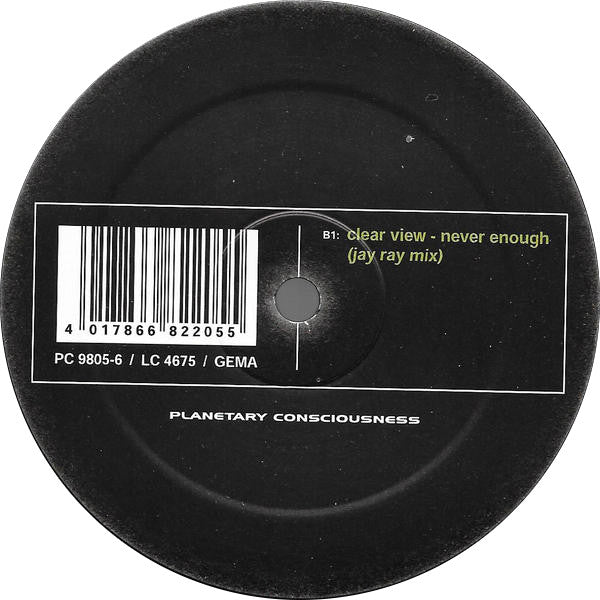 Clear View : Never Enough (12", Ltd)