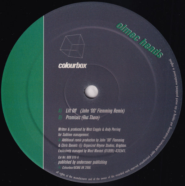 Olmec Heads* : Lift Off / Promises (Out There) (12")