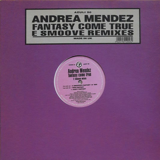 Andrea Mendez : Fantasy Come True (E Smoove Remixes) (12")