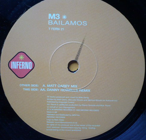 M3 : Bailamos (12")