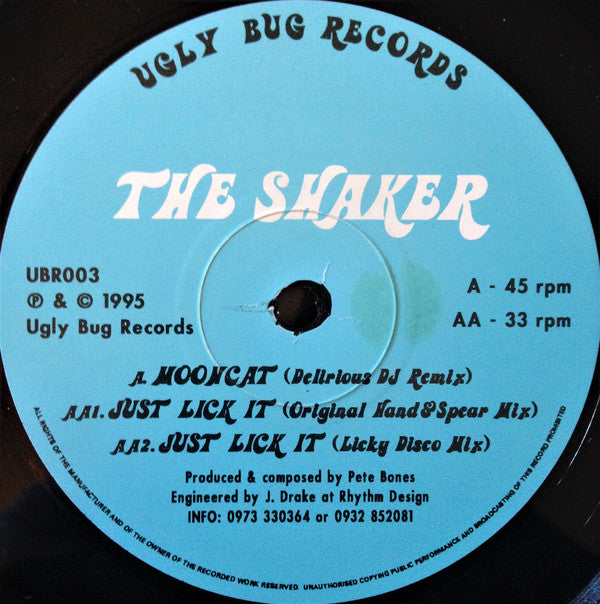 The Shaker : Mooncat / Just Lick It (12")
