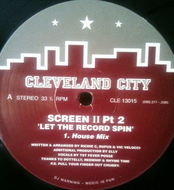 Screen II Pt 2* : Let The Record Spin (12")