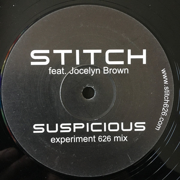 Stitch Feat. Jocelyn Brown : Suspicious (12", Single)