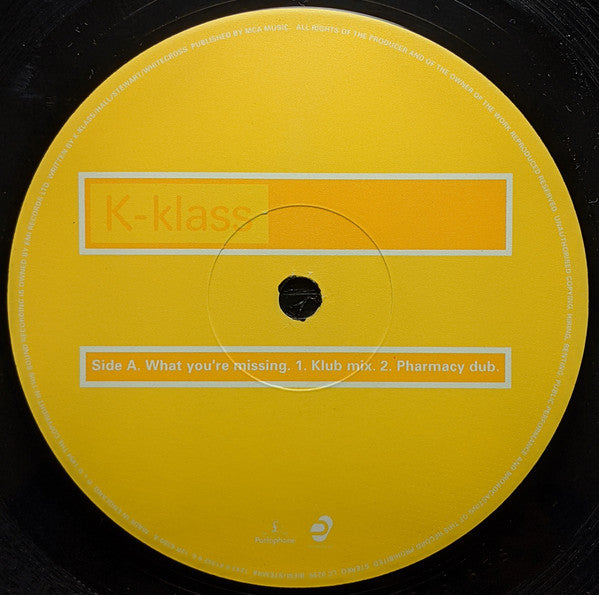 K-Klass : What You're Missing (12")