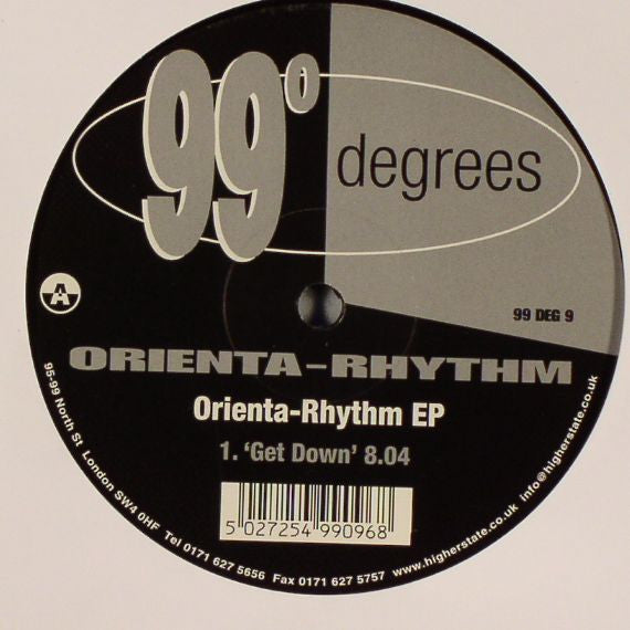 Orienta-Rhythm : Orienta-Rhythm EP (12", EP)