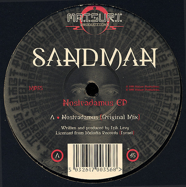Sandman (2) : Nostradamus EP (12", EP)