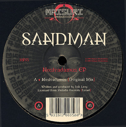Sandman (2) : Nostradamus EP (12", EP)