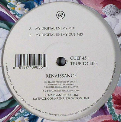 Cult 45 : True To Life (12")