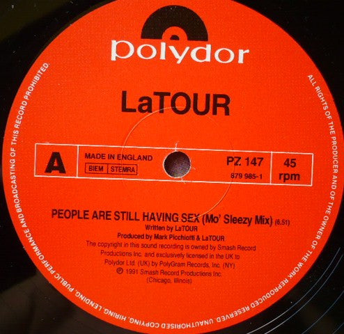 LaTour : People Are Still Having Sex (12")