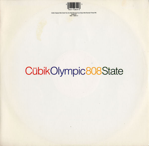 808 State : Cübik / Olympic (12", Single)