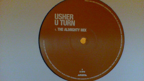 Usher : U Turn (12", Promo)