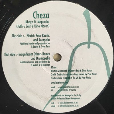 Khaya : Cheza (Remixes) (12")