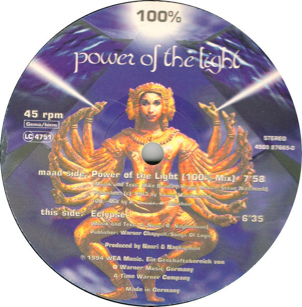 100% : Power Of The Light (12")