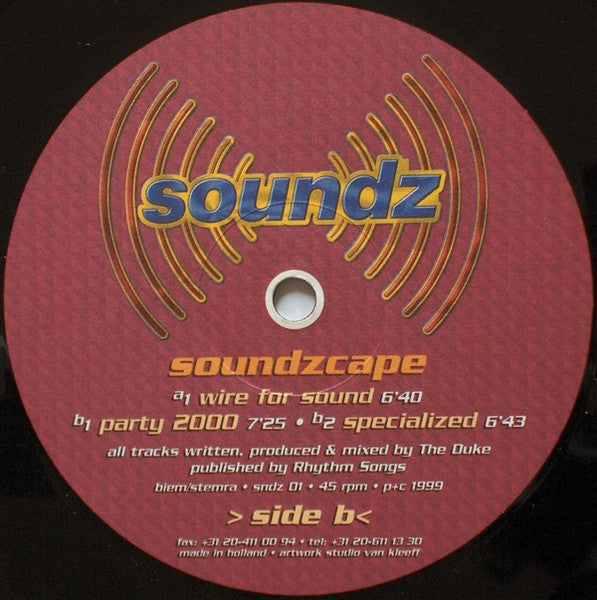 Soundzcape : Wire For Sound (12")
