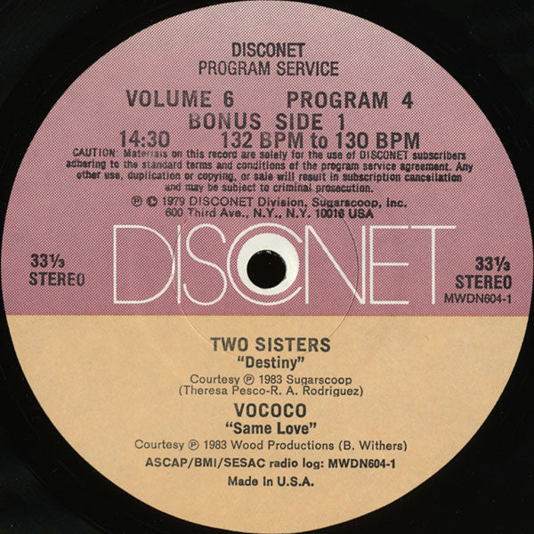 Various : Volume 6 Program 4 (2x12", P/Mixed)