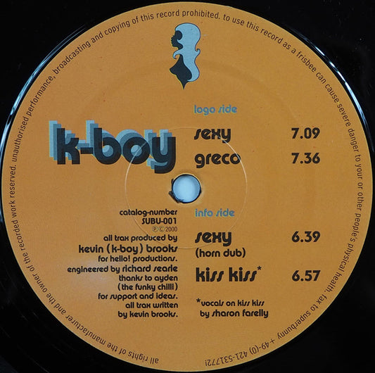 K-Boy : Sexy EP (12", EP)