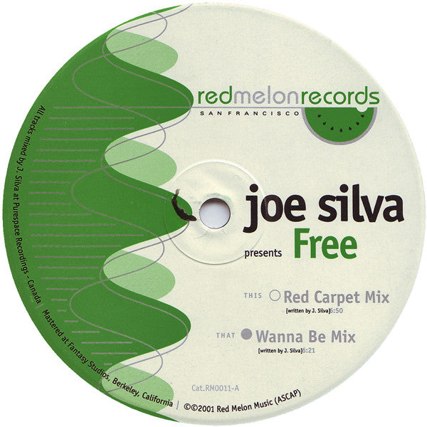 Joe Silva : Free (12")