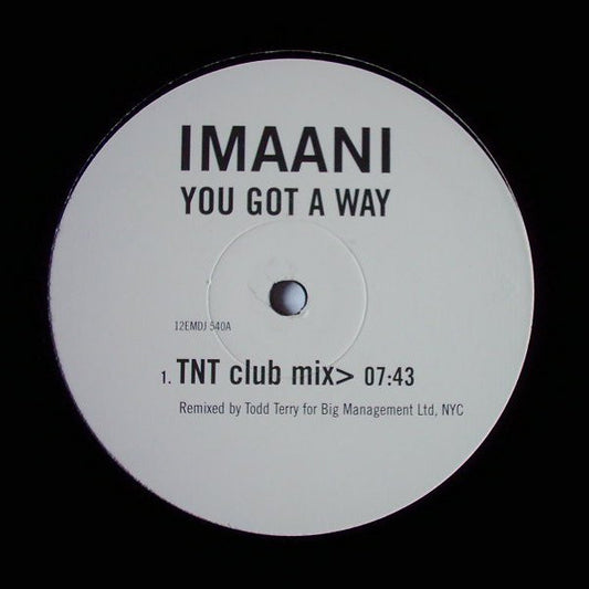 Imaani : You Got A Way (Todd Terry Remixes) (12", Promo)