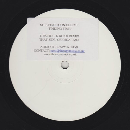 Stel Feat. John Elliott (2) : Finding Time (12", W/Lbl)