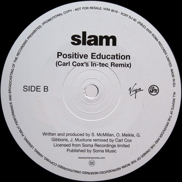 Slam : Positive Education (12", Promo)