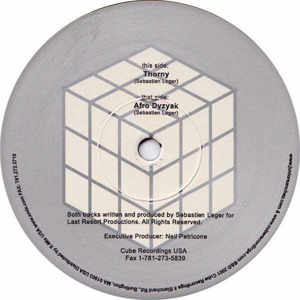 Sebastien Leger* : Thorny EP (12", EP)