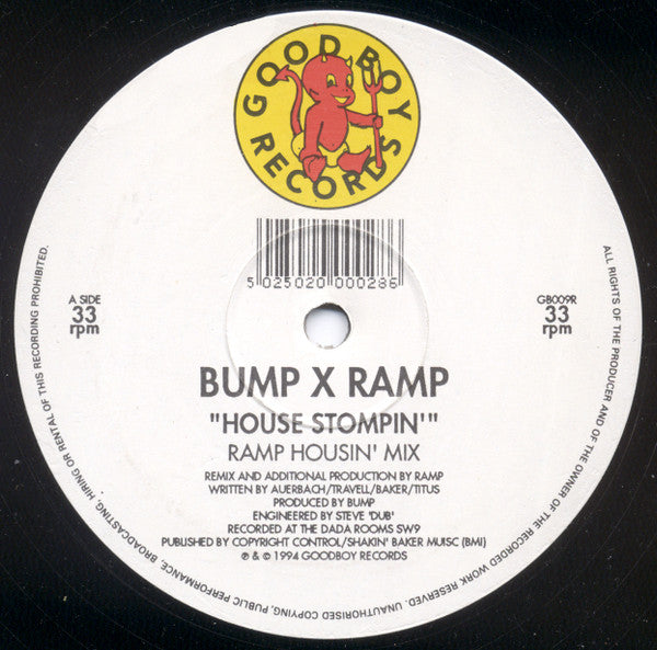 Bump : House Stompin' (Bump x Ramp) (12")