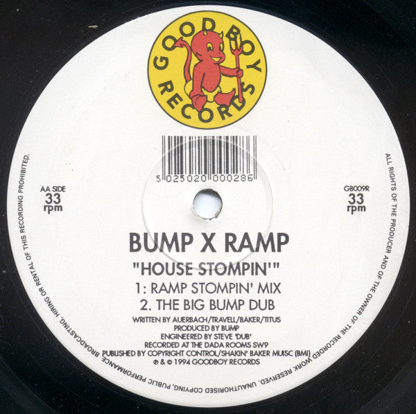 Bump : House Stompin' (Bump x Ramp) (12")