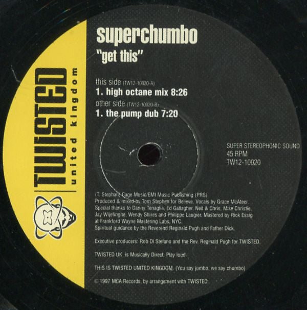 Superchumbo : Get This (12")