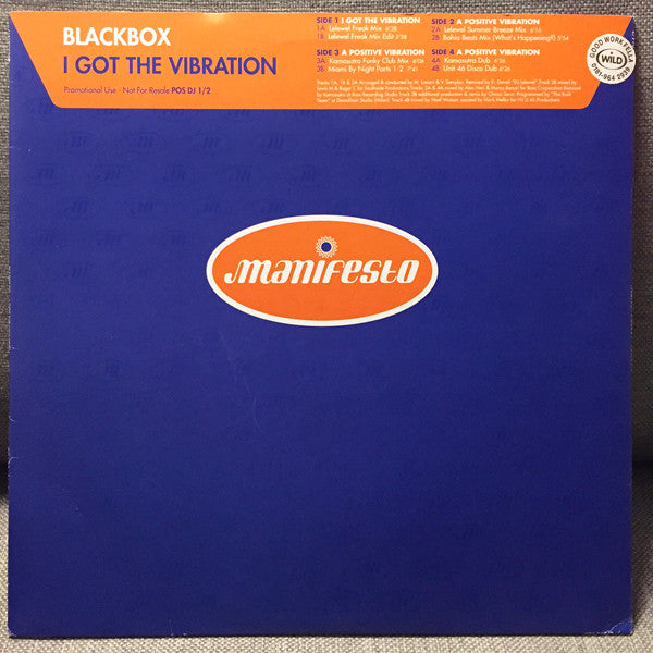 Black Box : I Got The Vibration / A Positive Vibration (2x12", Promo)
