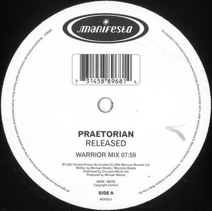 Praetorian : Released (12")