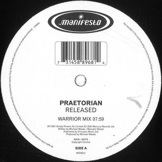 Praetorian : Released (12")