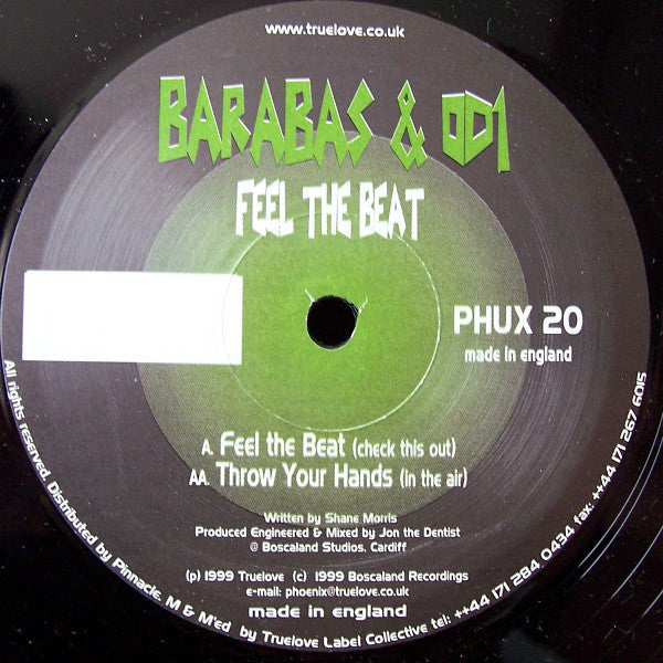 Barabas & OD1 : Feel The Beat (12")
